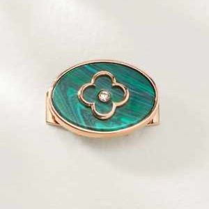 Stella & Dot Malachite Luck Message Charm